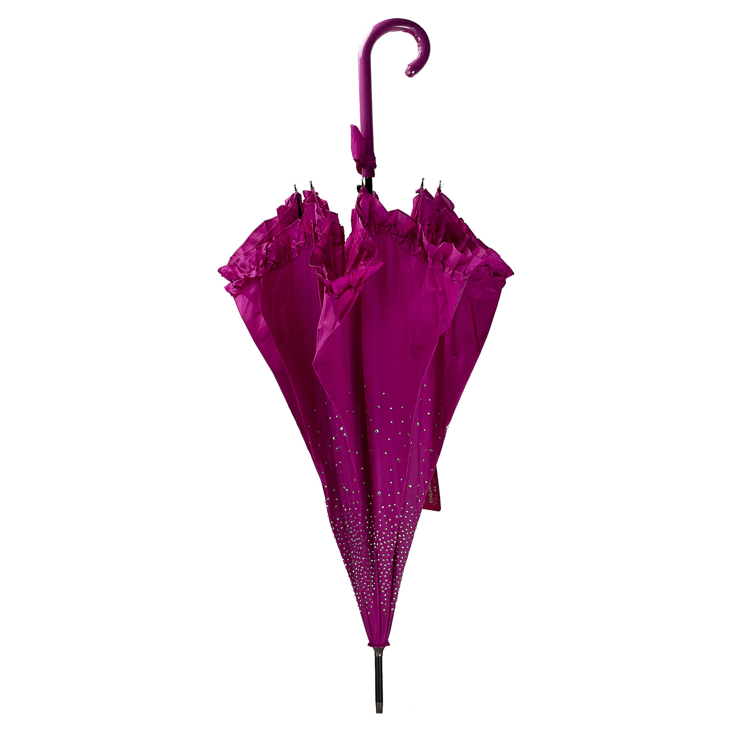 Hot Pink Sparkle Diamond Brolly - Image 4