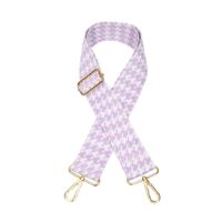 Lilac Dogtooth Bag Strap