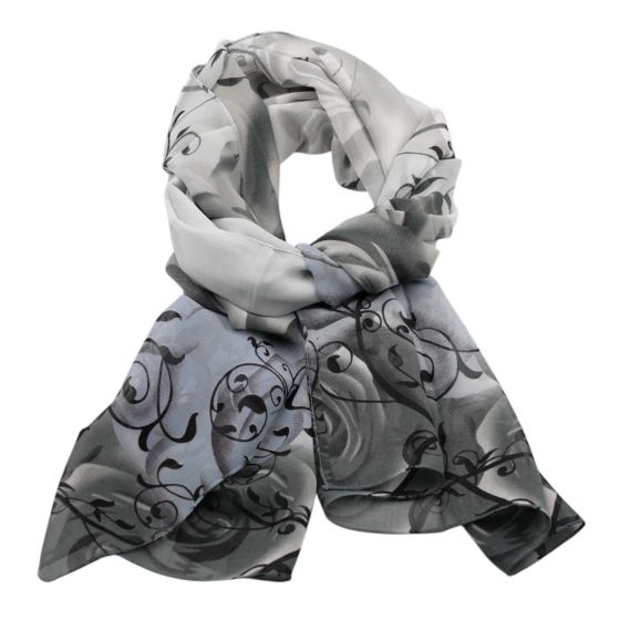 Roses & Vines Chiffon Scarves
