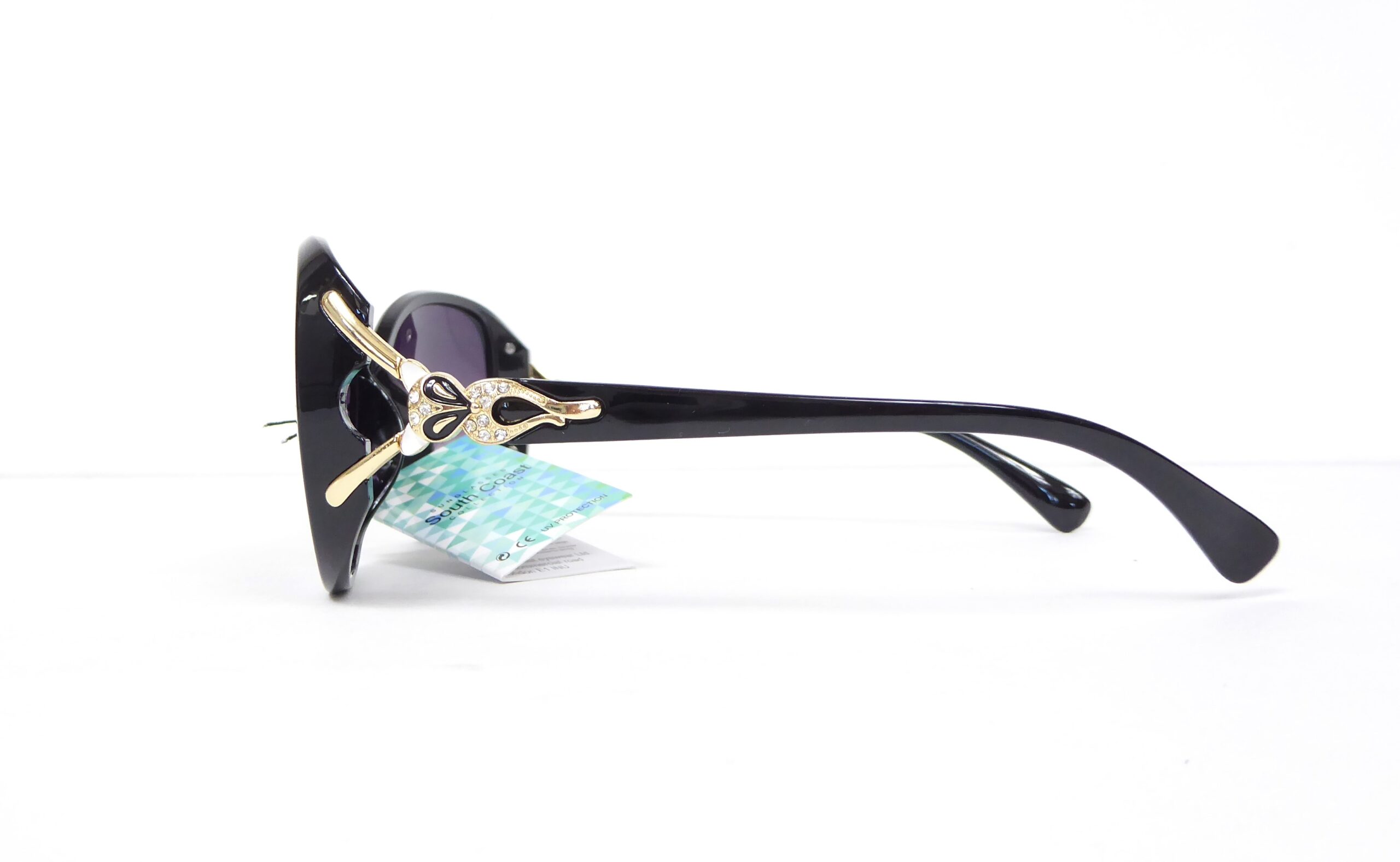 Diamante and Enamel Detail Sunglasses SC009 - Image 4