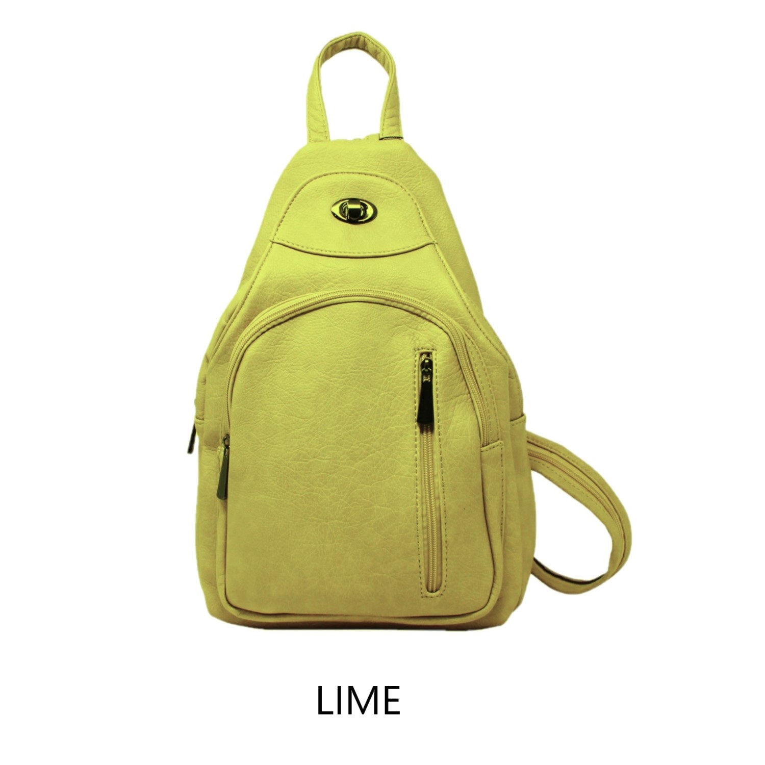 Large Mottled Backpack 3 in 1 with Twistlock - Image 7