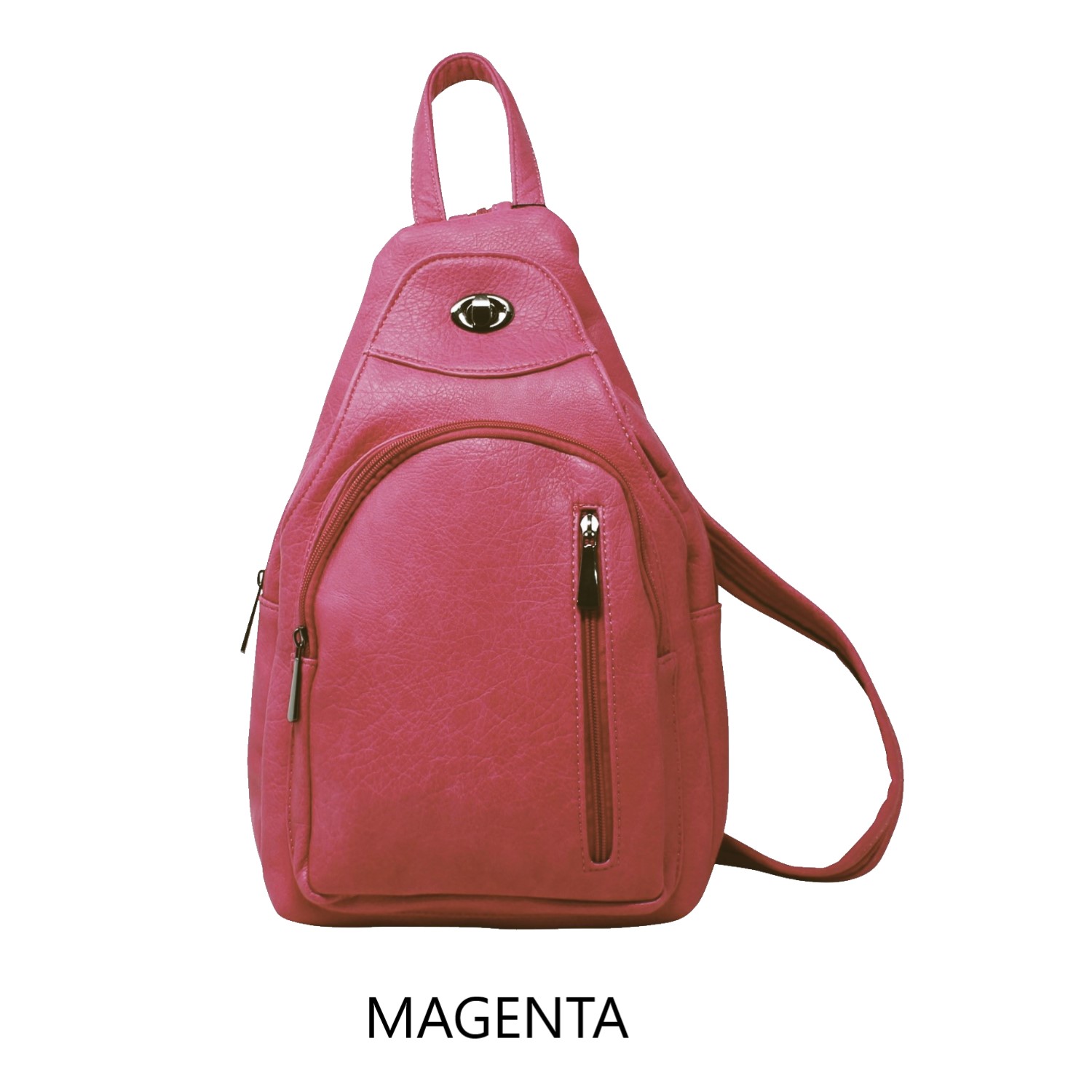 Large Mottled Backpack 3 in 1 with Twistlock - Image 6