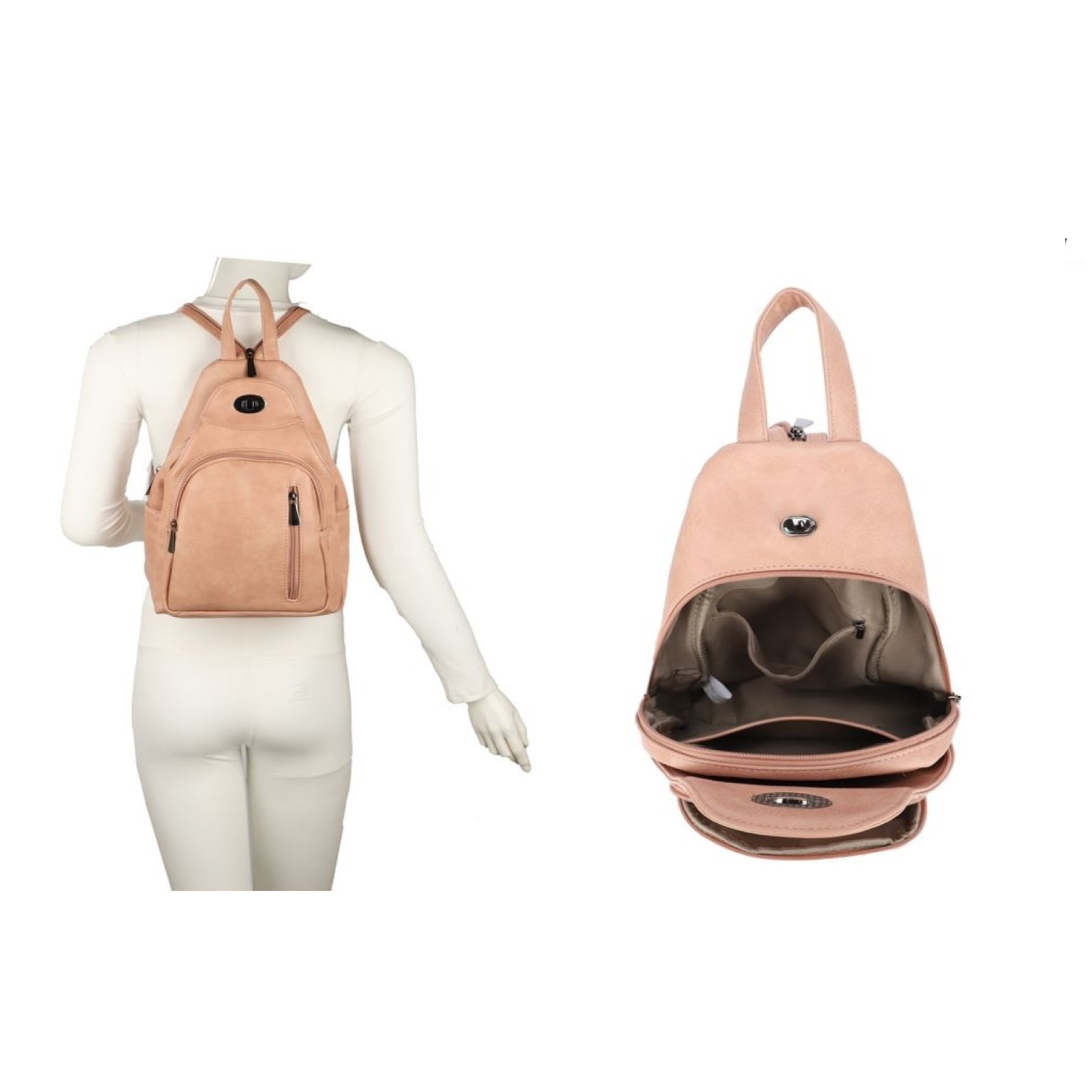 Large Mottled Backpack 3 in 1 with Twistlock
