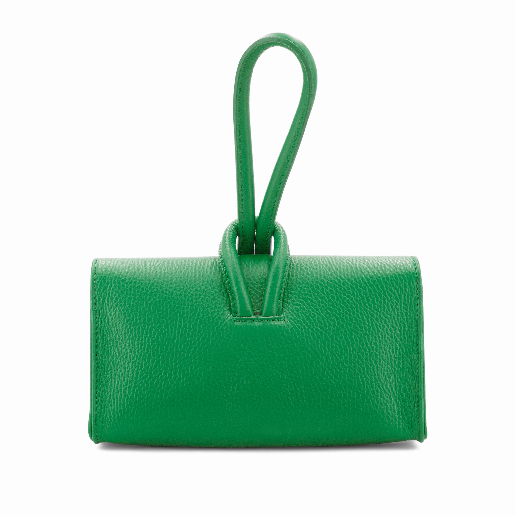 Grained Leather Loop Bag - Image 3