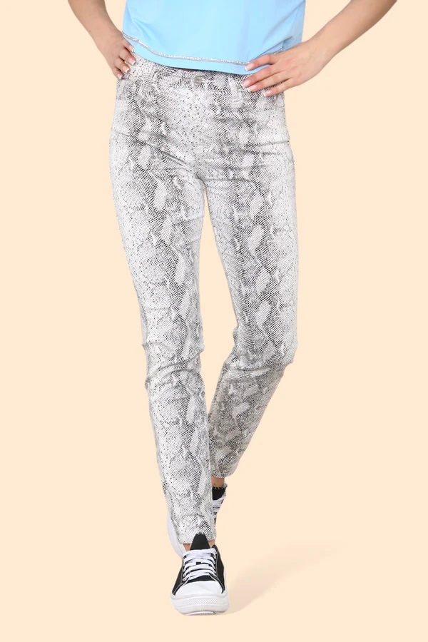 Reptile Print Voggo Slim Fit Jeans - Image 5