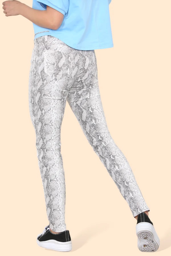 Reptile Print Voggo Slim Fit Jeans - Image 3