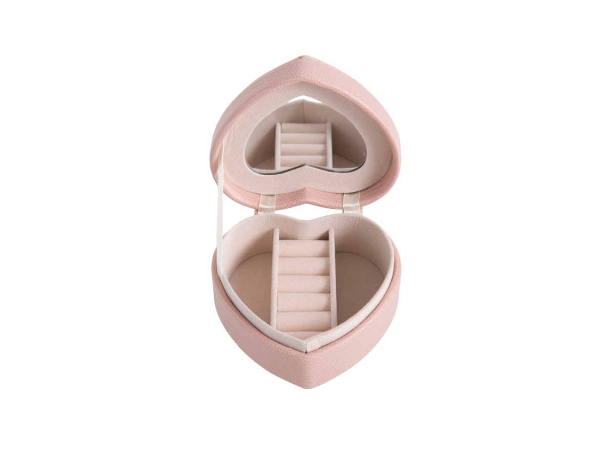 Small Snakeskin Heart Jewellery Box - Image 6