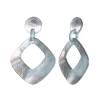 Rhombus Drop Shape Earrings