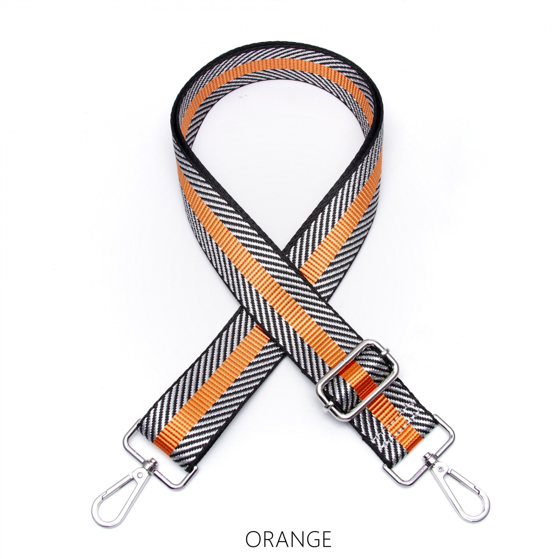 Metallic Stripe Thin Bag Strap - Image 13