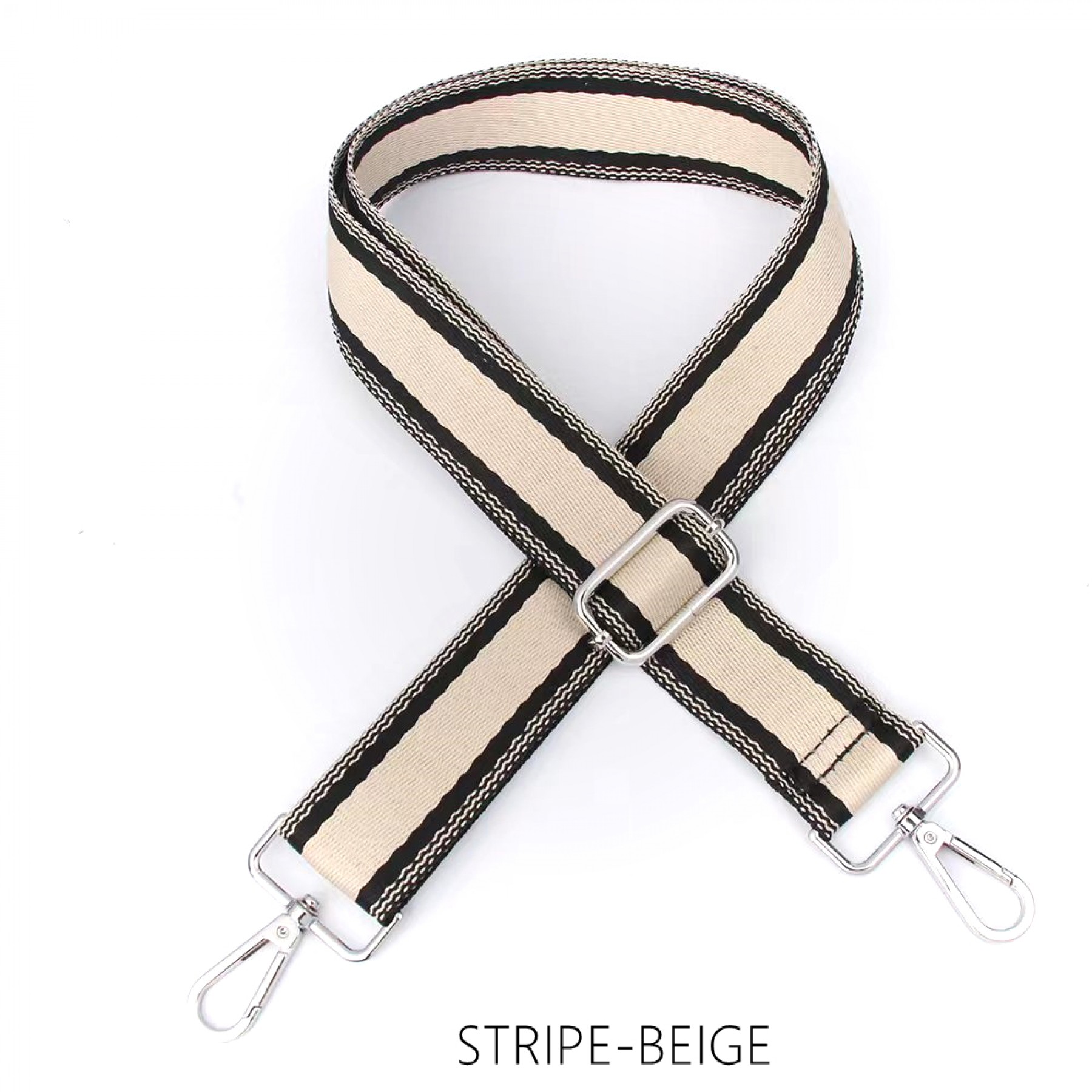 Metallic Stripe Thin Bag Strap - Image 9