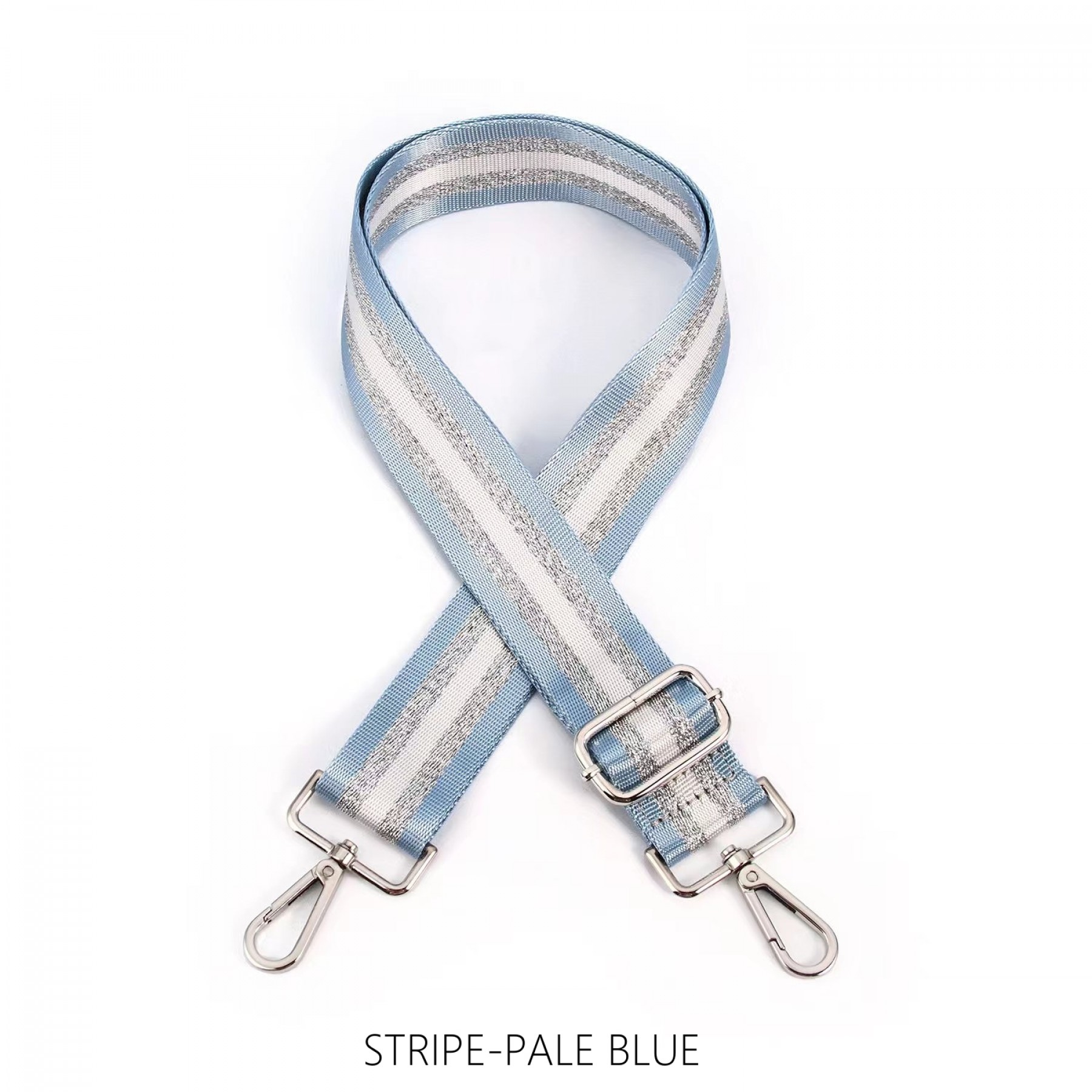 Metallic Stripe Thin Bag Strap - Image 8