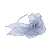 Metallic Sinamay Flower Fascinators