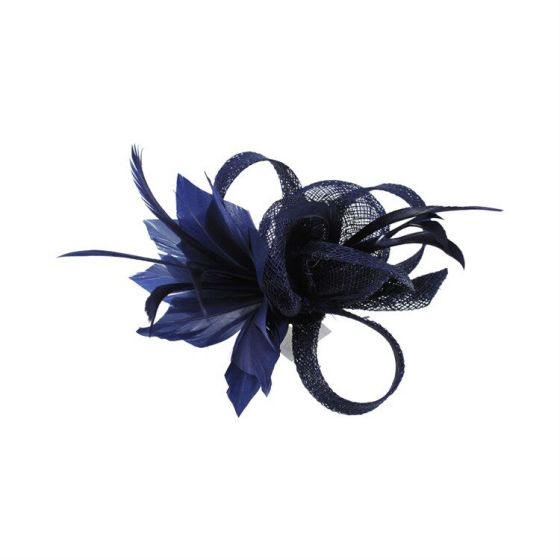 Feather Flower Sinamay Concord Fascinators - Image 7