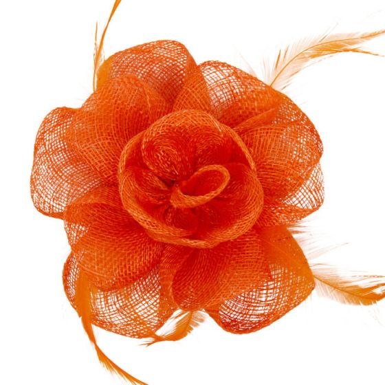 Sinamay Flower and Feather Fascinators - Image 7