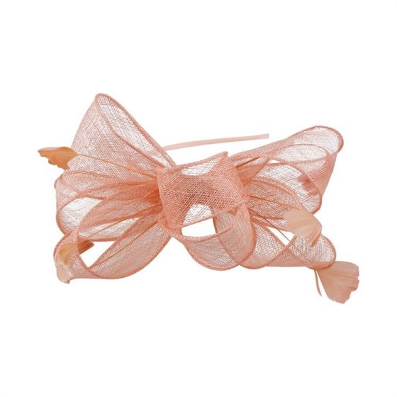 Sinamay Bow and Feather Fascinators - Image 3