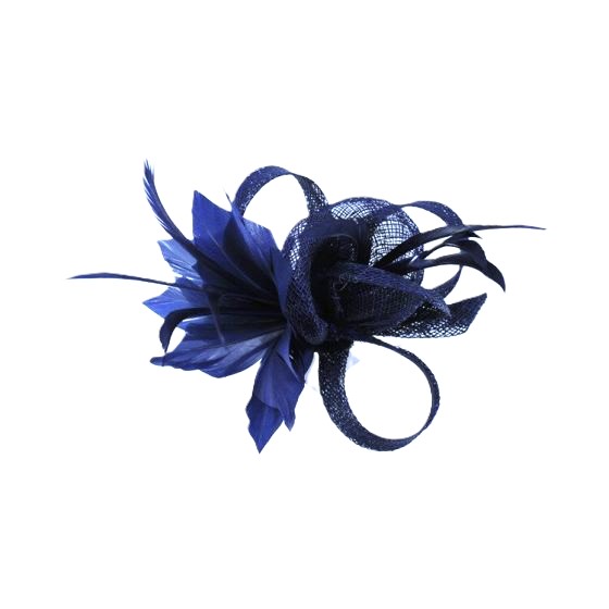 Feather Flower Sinamay Concord Fascinators - Image 8