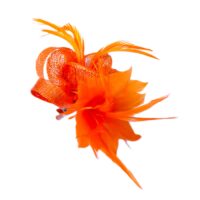 Feather Flower Sinamay Concorde Fascinators