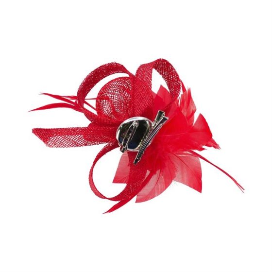 Feather Flower Sinamay Concord Fascinators - Image 6
