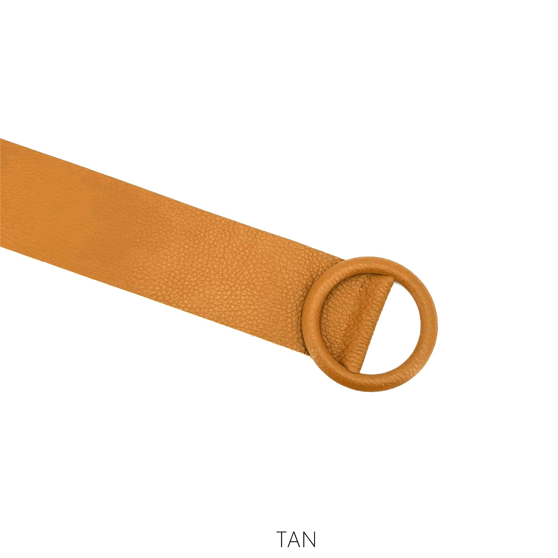 Leather Circle Buckle Belts - Image 5