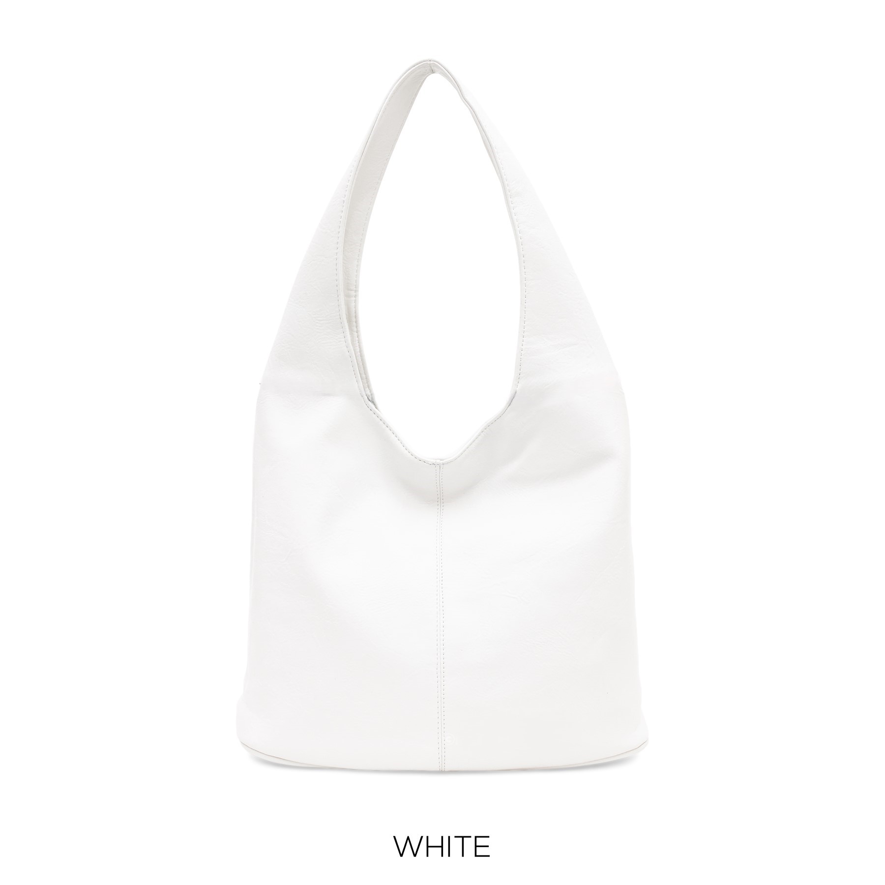 White Hobo Slouch Bag