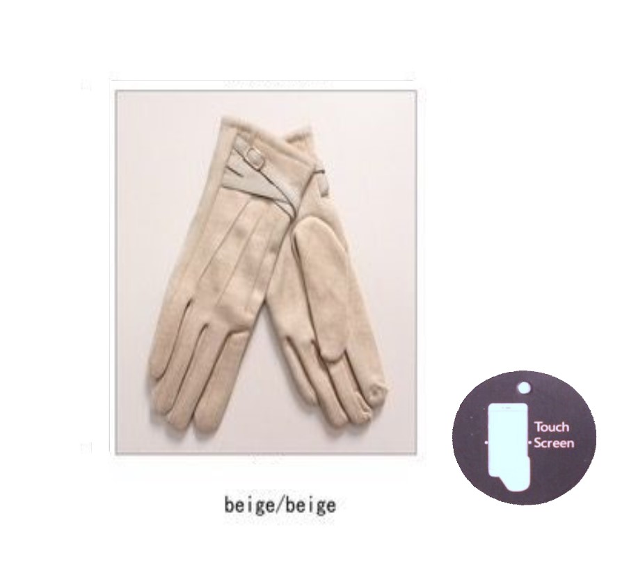 Belted Suedette Gloves - Image 4