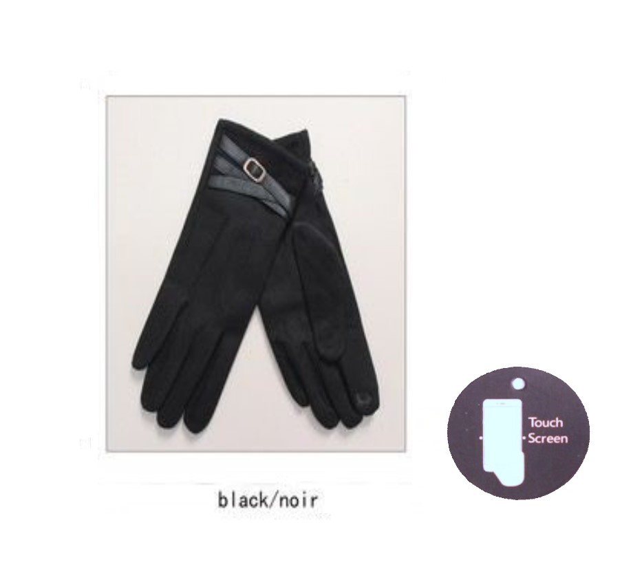 Belted Suedette Gloves - Image 9