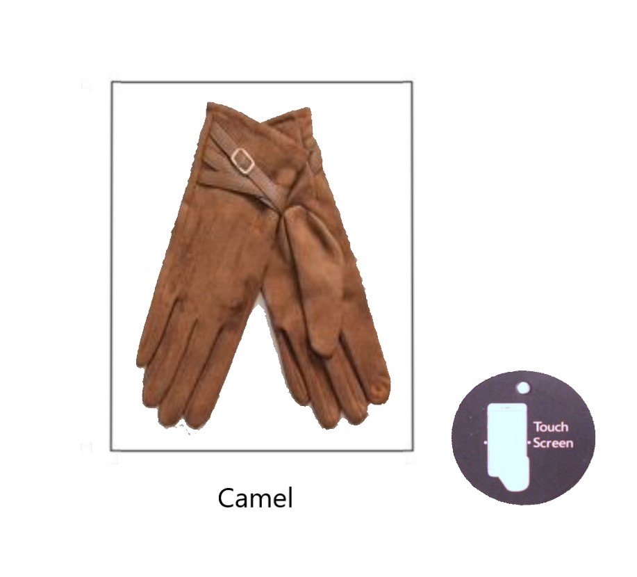 Belted Suedette Gloves - Image 5