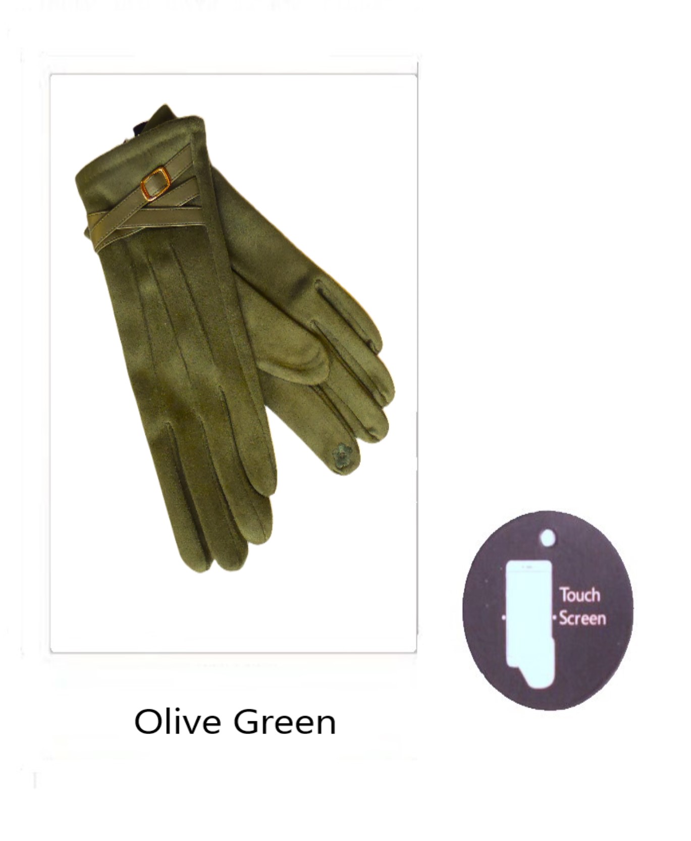 Belted Suedette Gloves - Image 6
