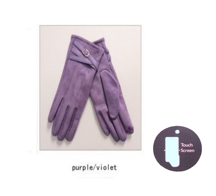 Belted Suedette Gloves - Image 7