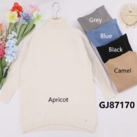 Knitted Polo Neck Tunic