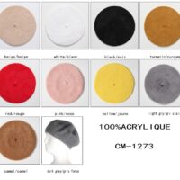 Supersoft Fluffy Knitted Berets