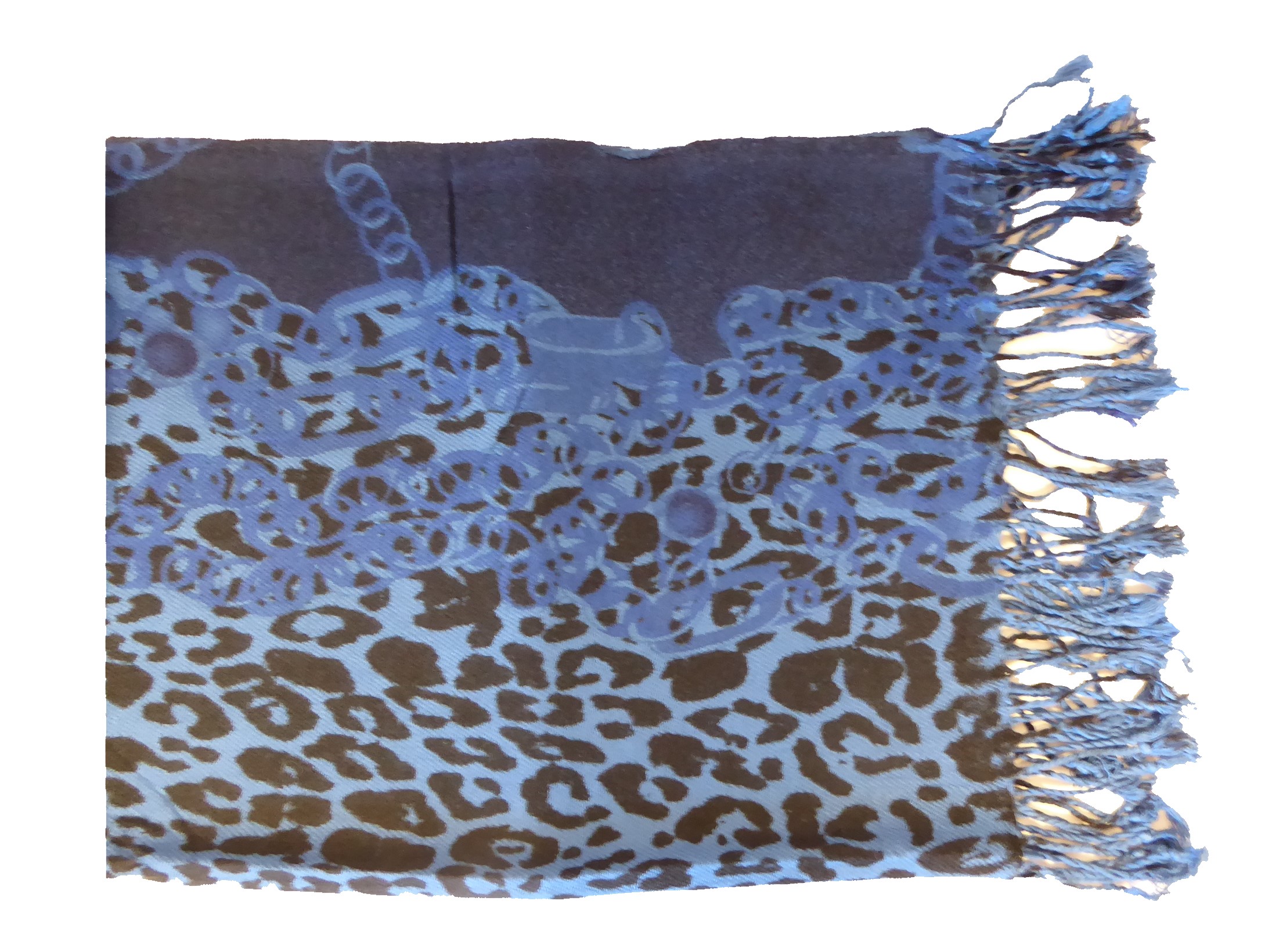Leopard Print Pashmina Scarf - Image 2
