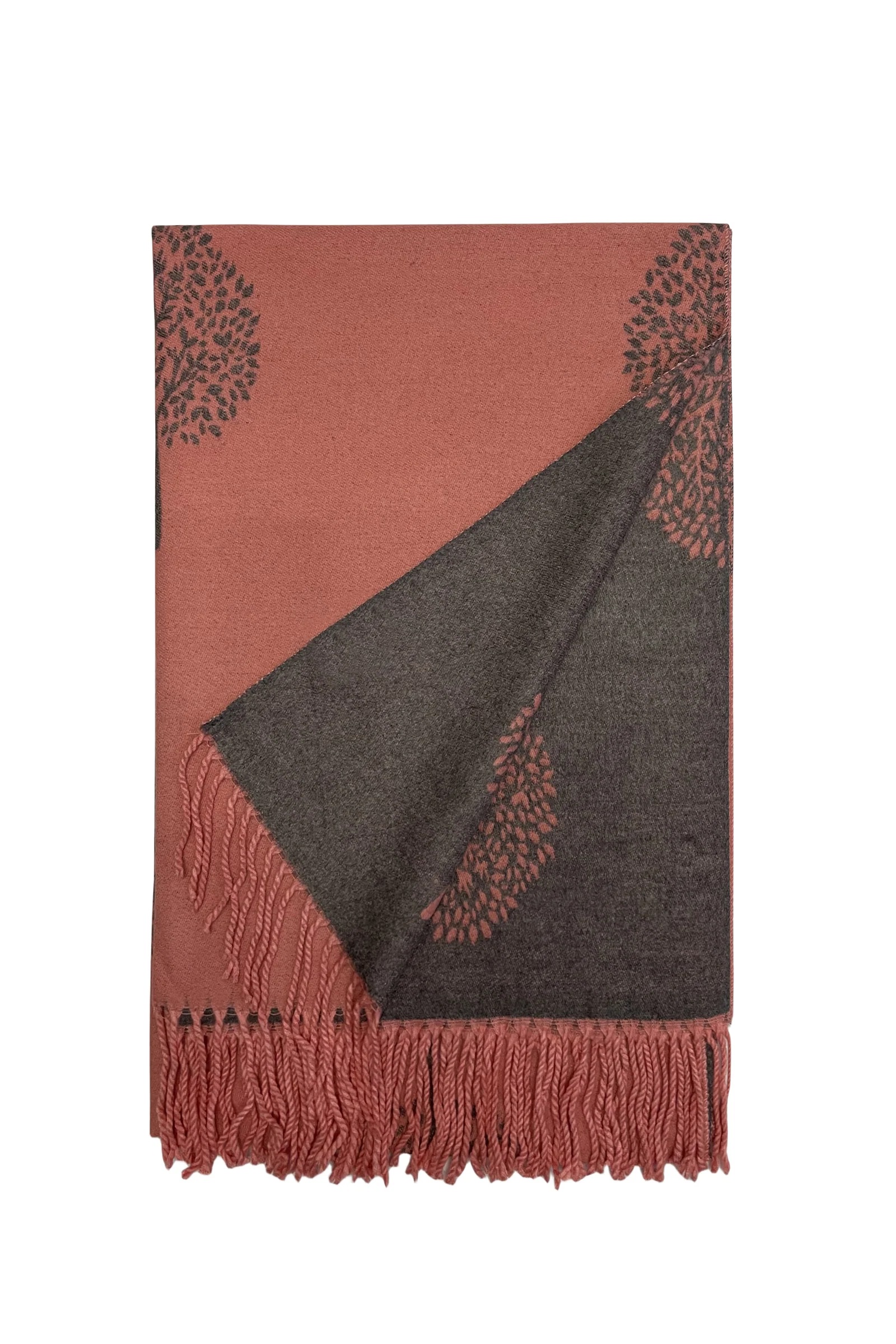 Mulberry Tree Cashmere Reversible Pashmina Shawl - Image 6