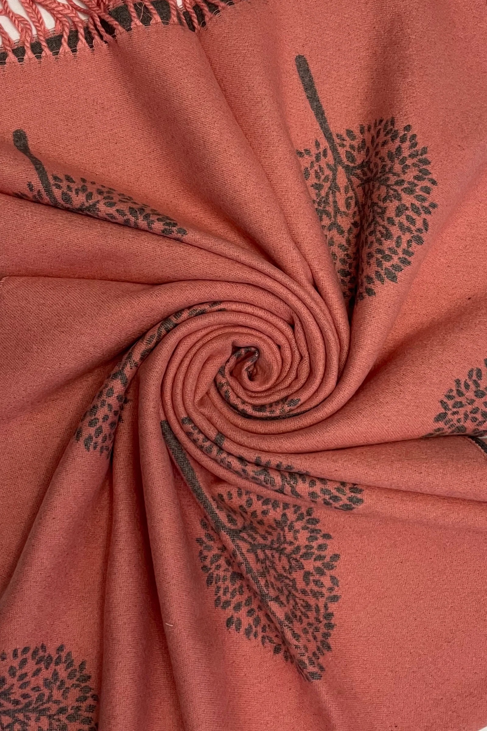 Mulberry Tree Cashmere Reversible Pashmina Shawl - Image 9
