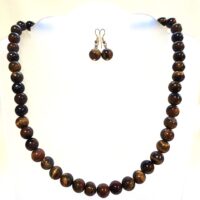 Tigers Eye Necklace Set