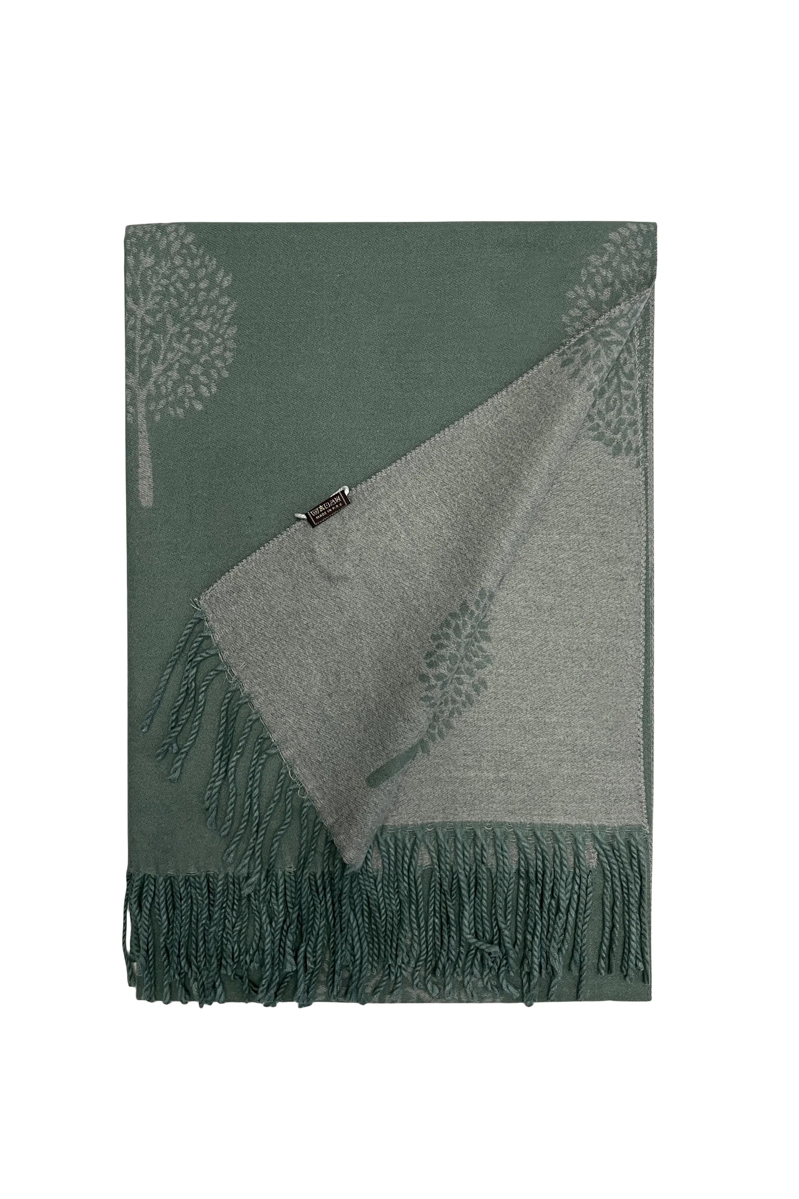 Mulberry Tree Cashmere Reversible Pashmina Shawl - Image 5