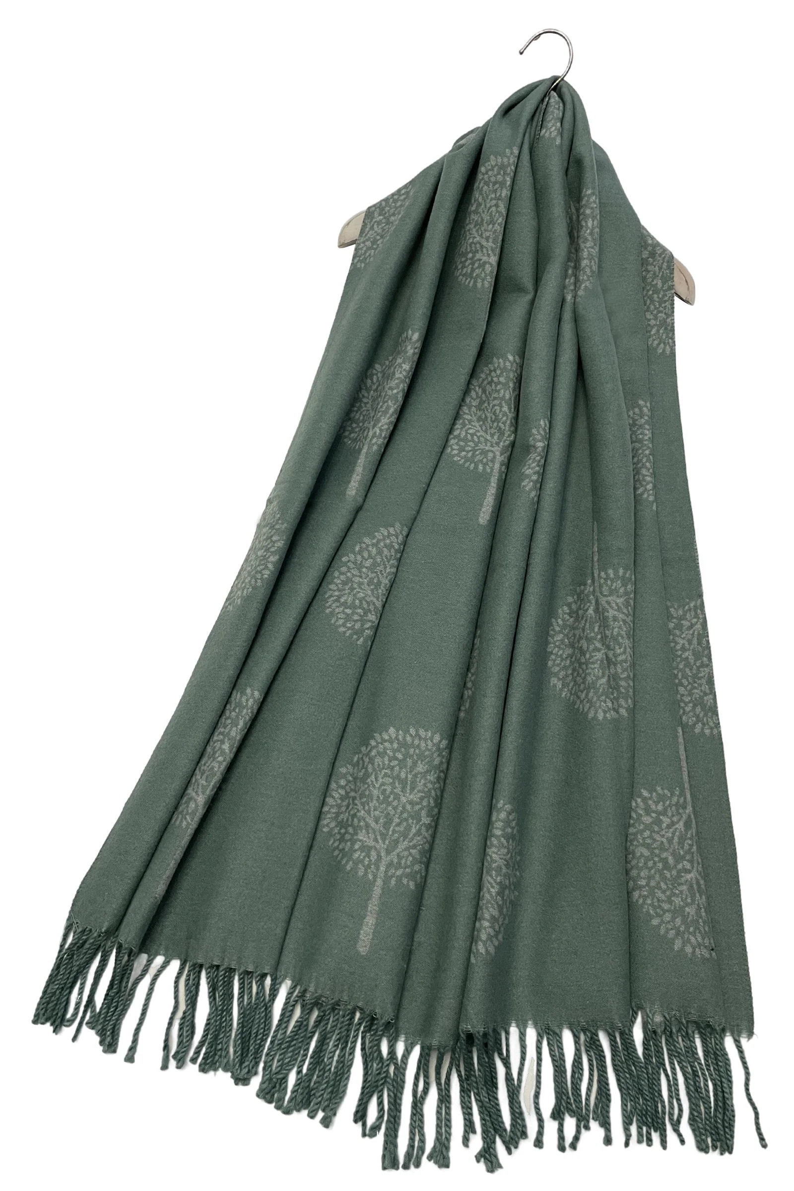Mulberry Tree Cashmere Reversible Pashmina Shawl - Image 10