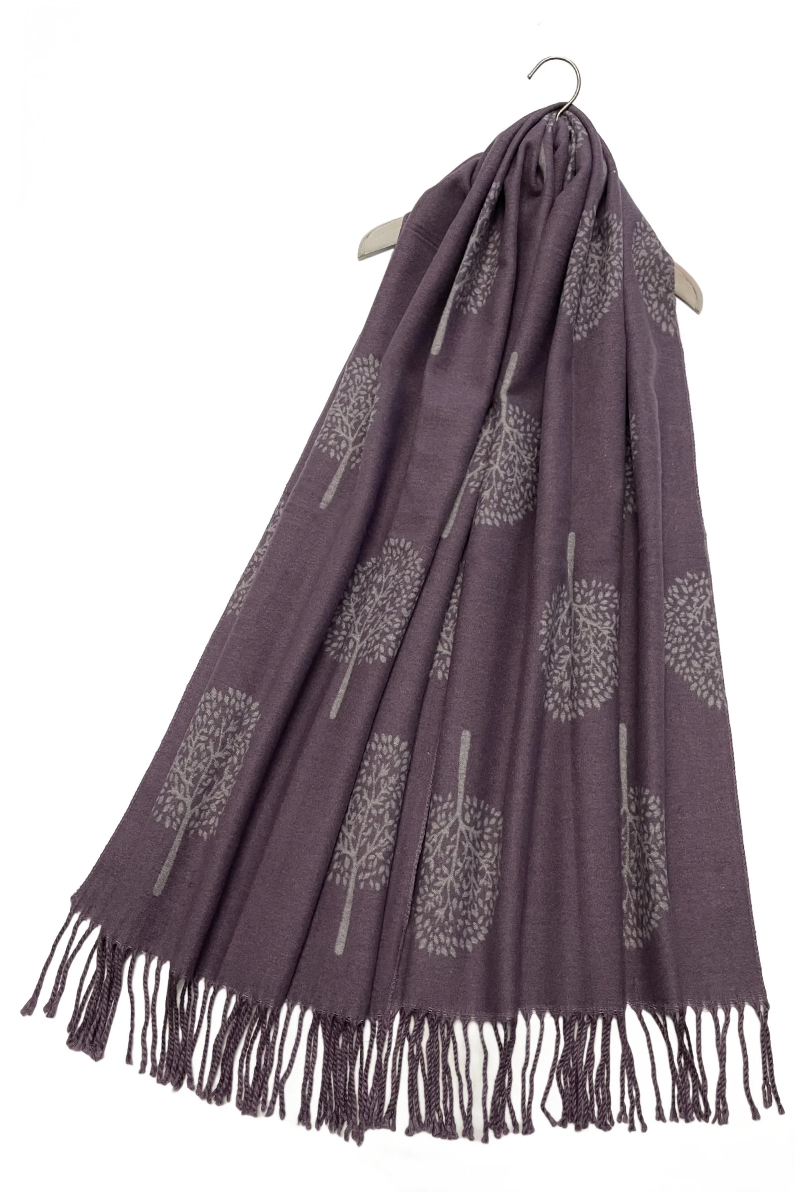 Mulberry Tree Cashmere Reversible Pashmina Shawl - Image 12