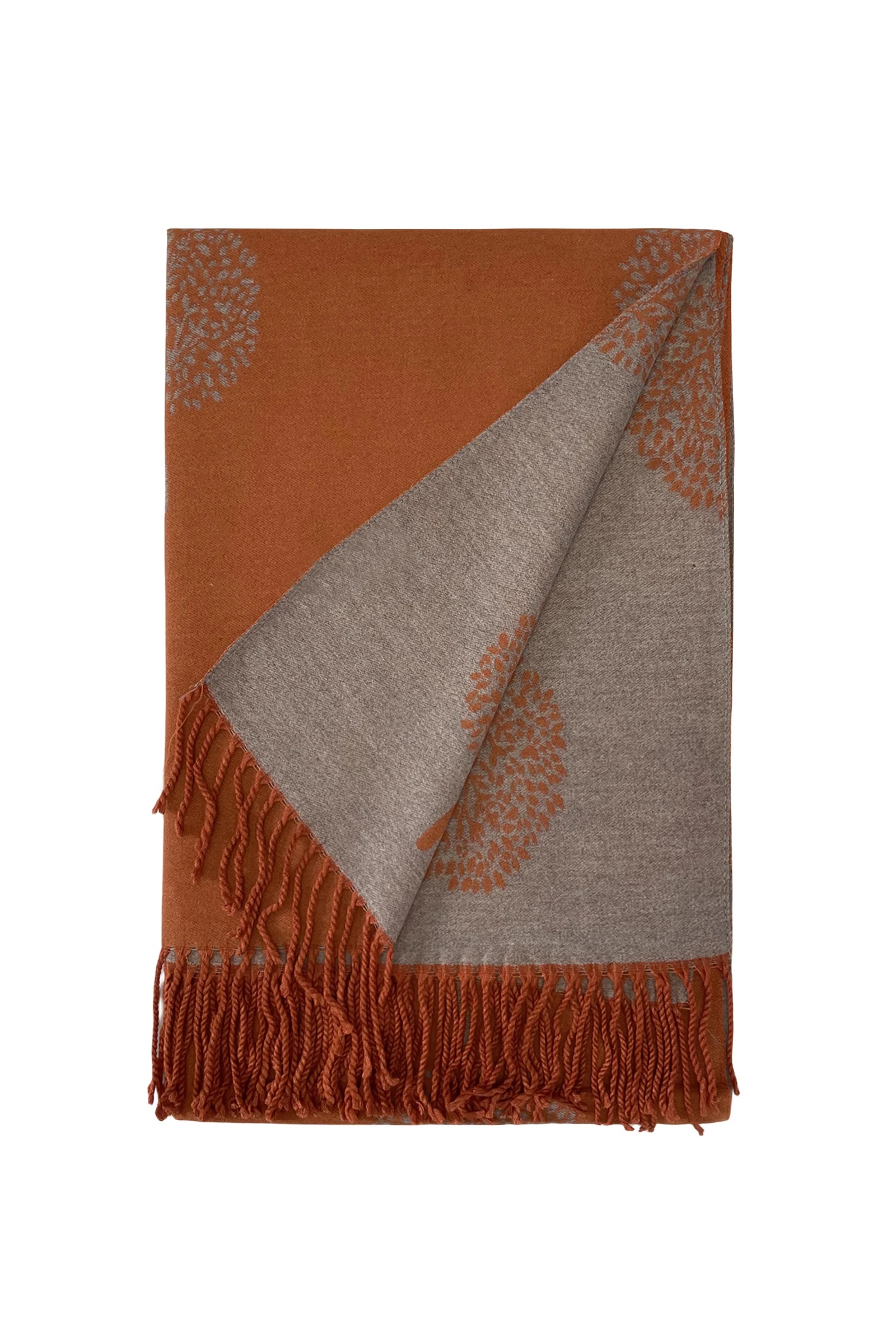 Mulberry Tree Cashmere Reversible Pashmina Shawl - Image 7