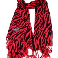 Zebra Print Pashmina Scarf