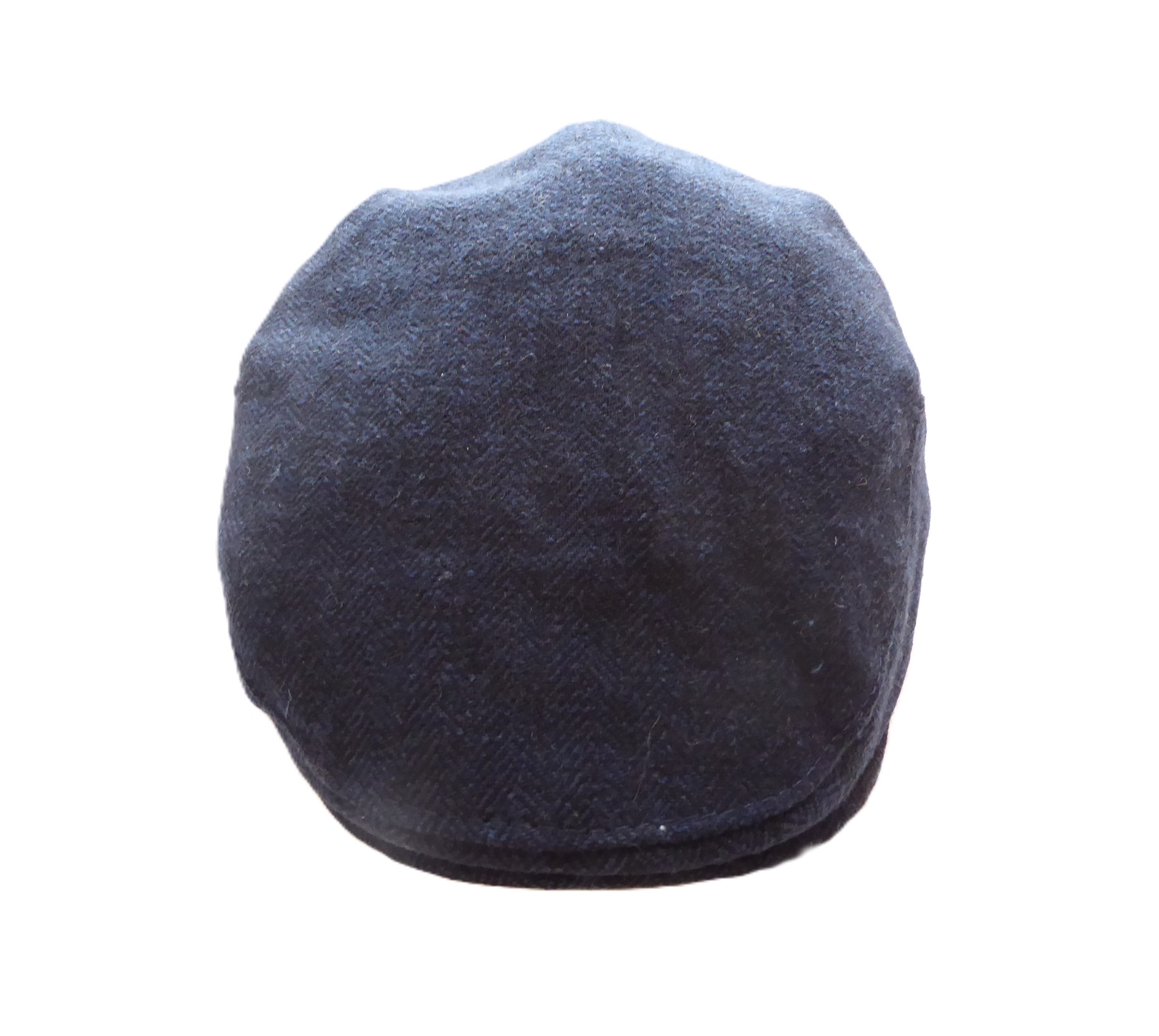 Blue Herringbone Flat Cap - Image 4