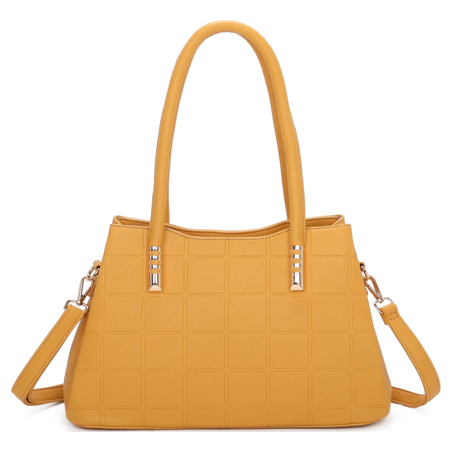 Medium Checked Print 3 Compartment Tote Bag - Image 8