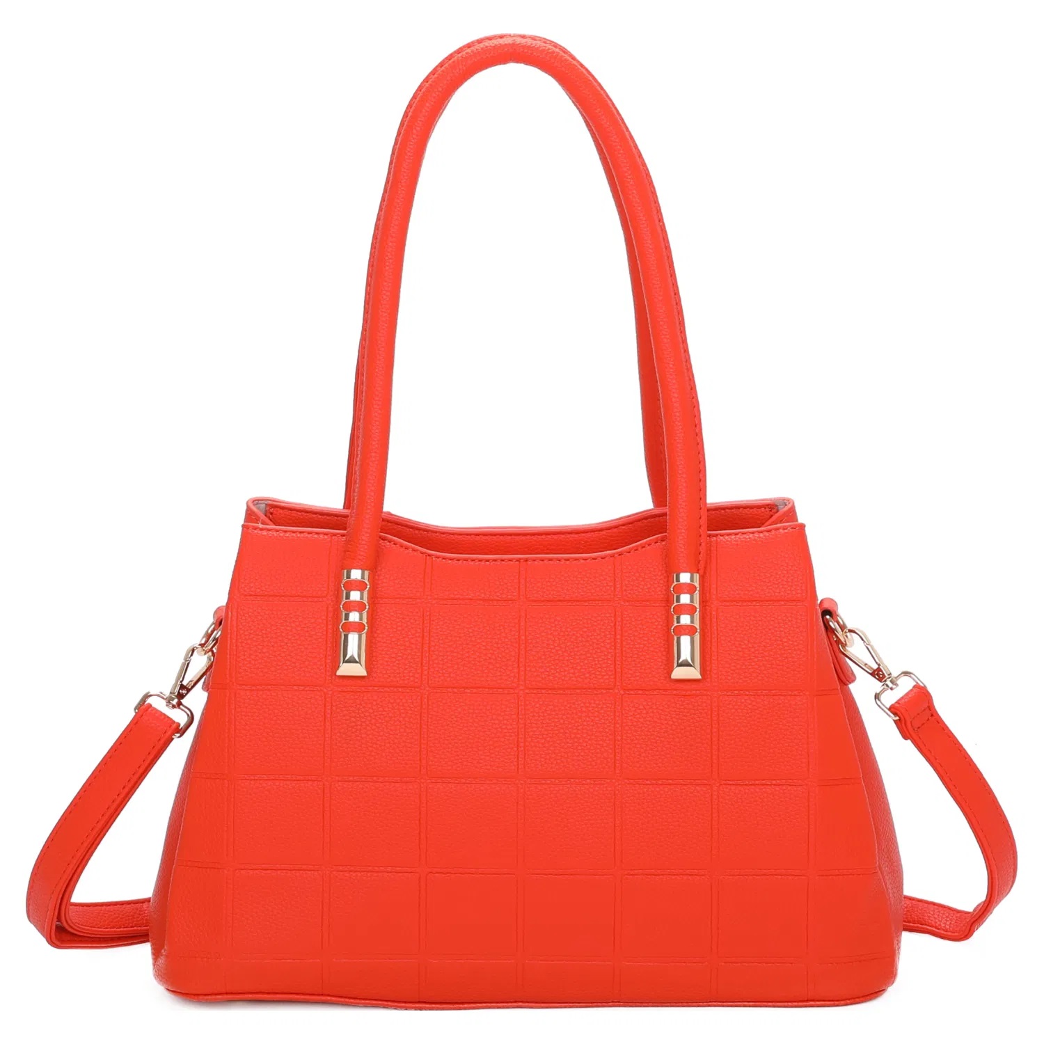 Medium Checked Print 3 Compartment Tote Bag - Image 10