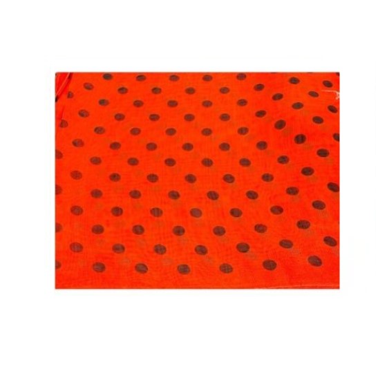 Polka Dot Chiffon Scarf - Image 2