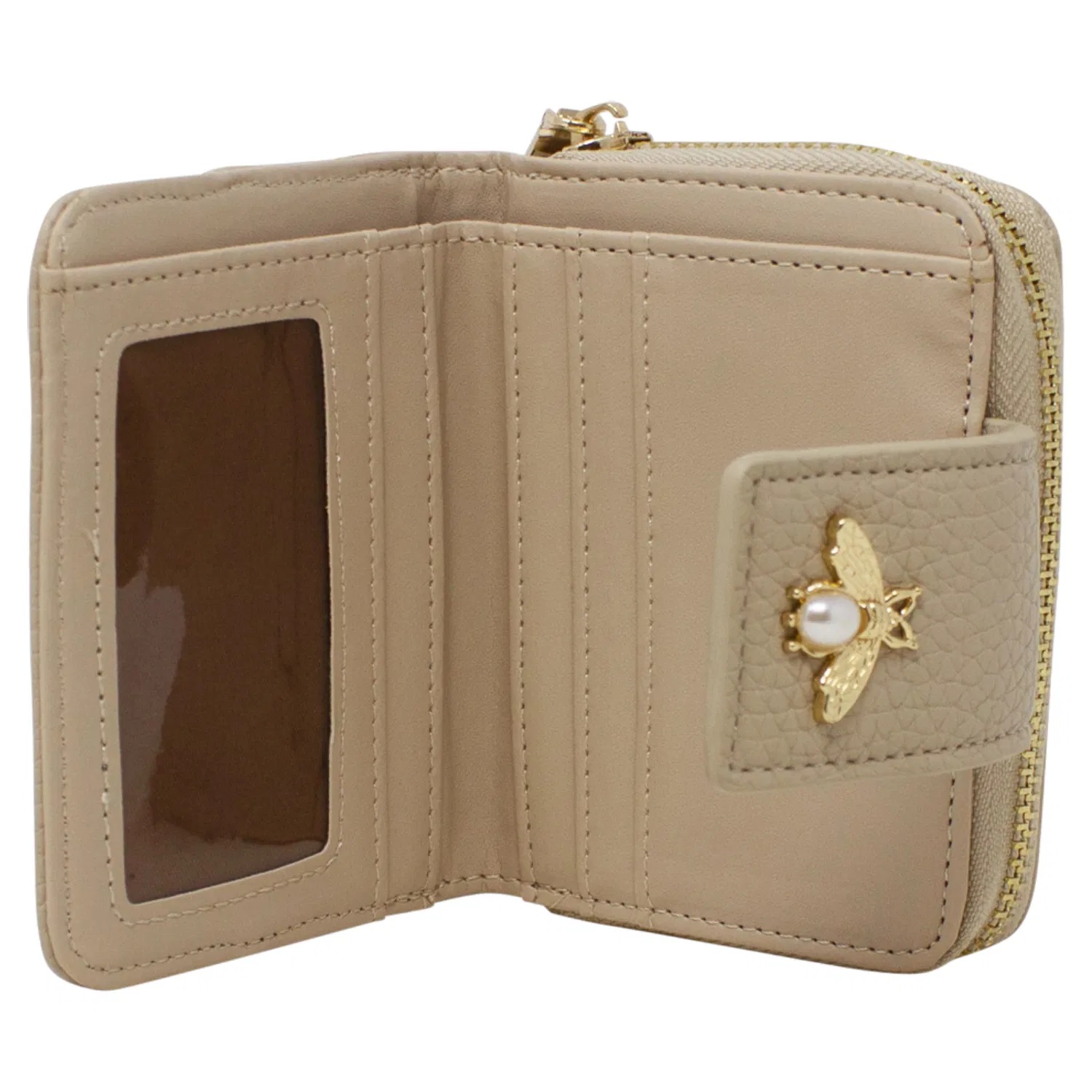 Small Folded Purse with Bee Buckle - Image 4