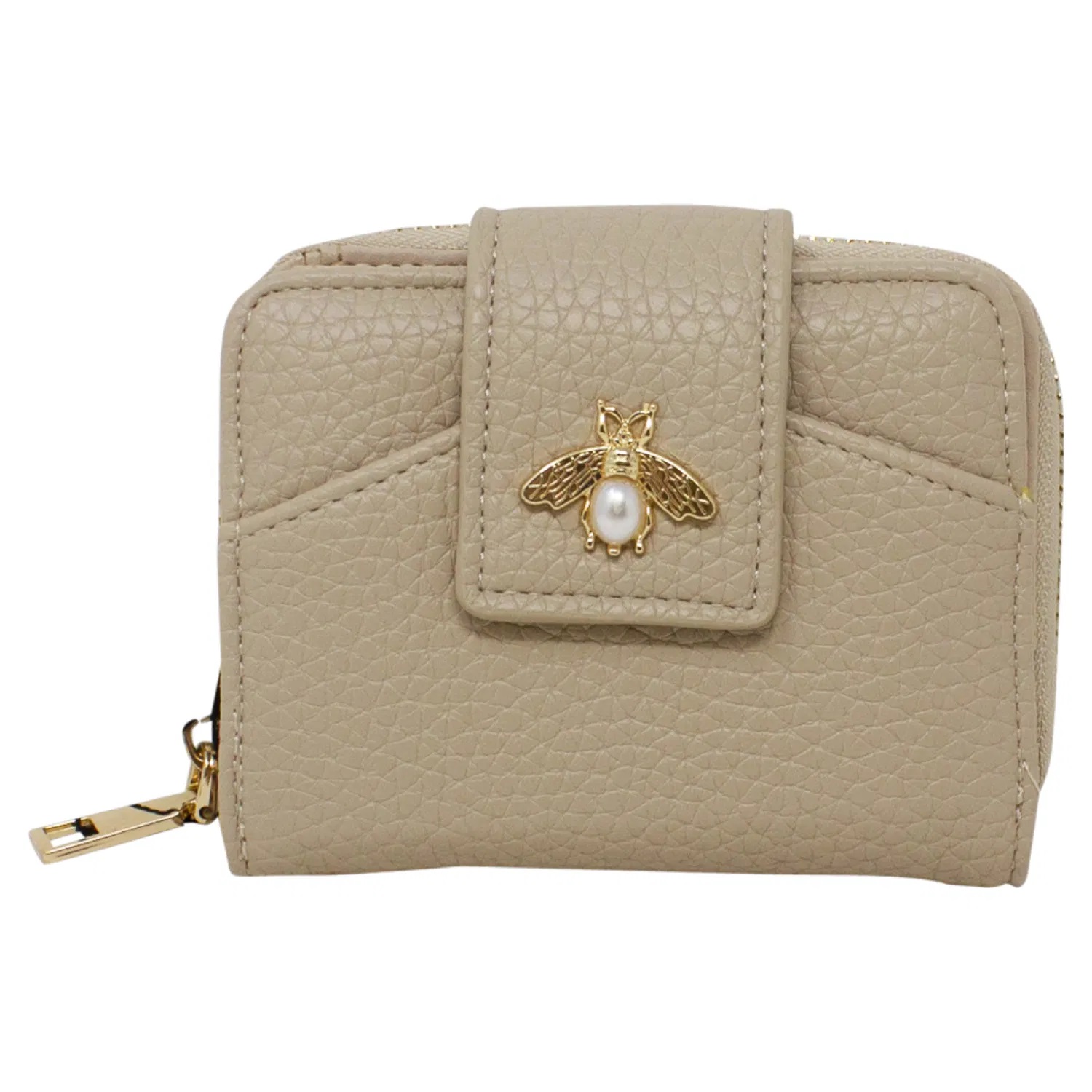 Small Folded Purse with Bee Buckle - Image 5