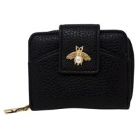 Small Folded Purse with Bee Buckle