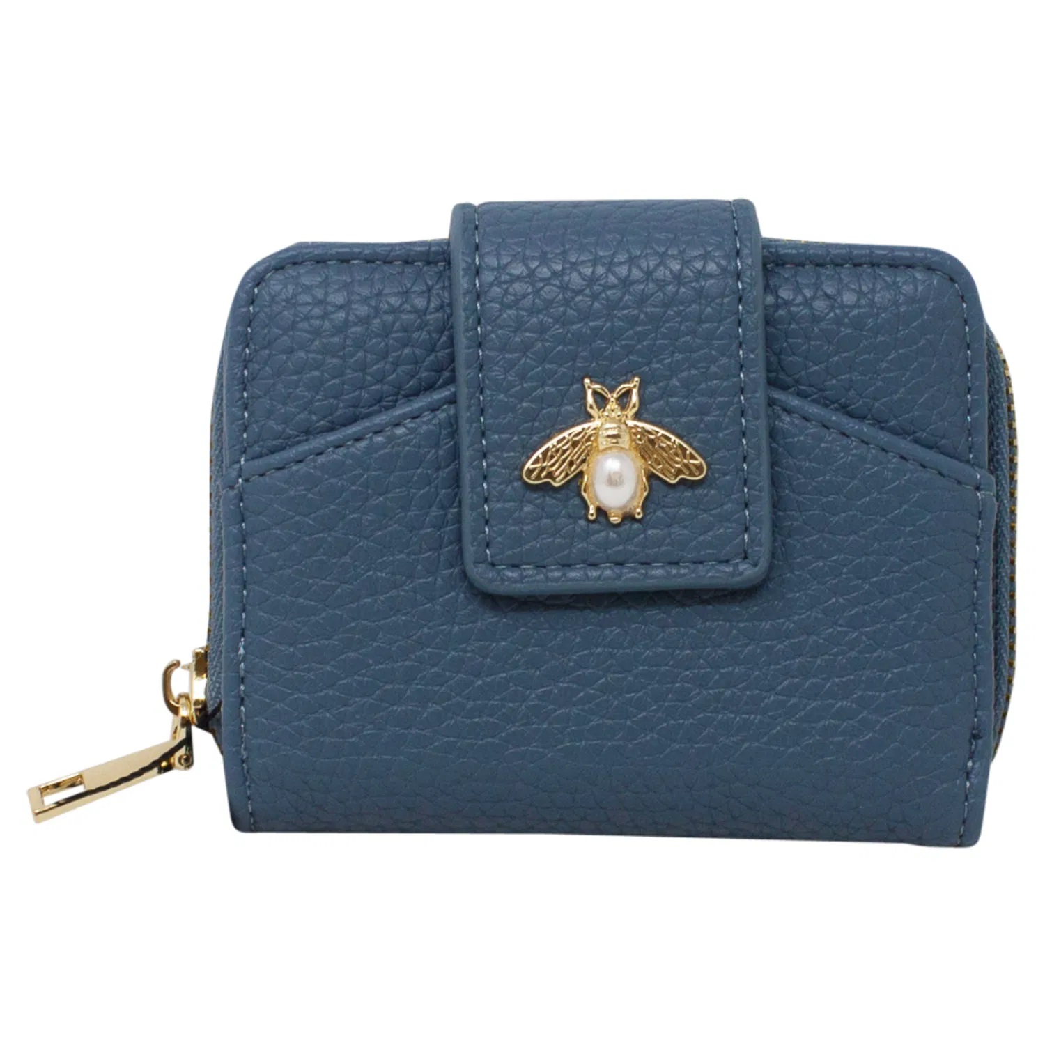 Small Folded Purse with Bee Buckle - Image 7