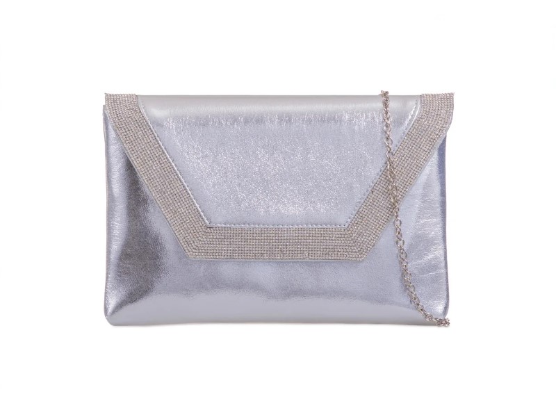 Shimmer Diamante Envelope Clutch Bag - Image 7