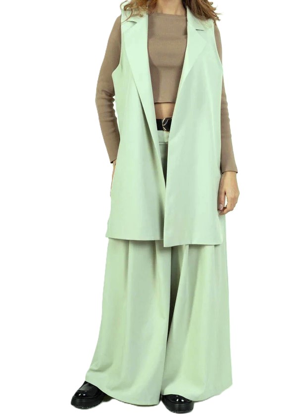 Zra Classy Wide Leg Belted Trousers - Image 3